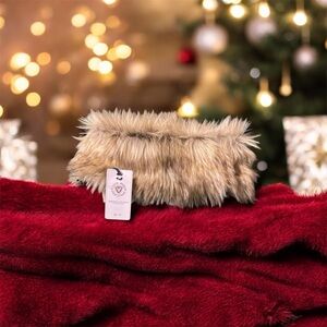 American Eagle Outfitters Faux Fur Headband - Tan
